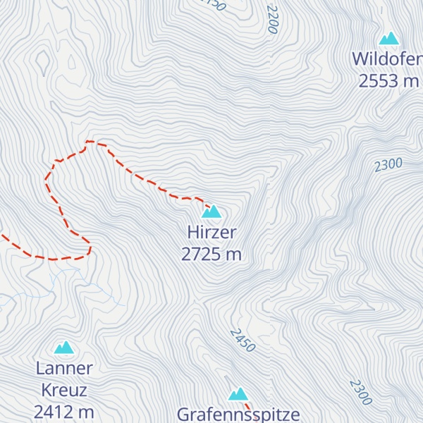 Map of Hirzer