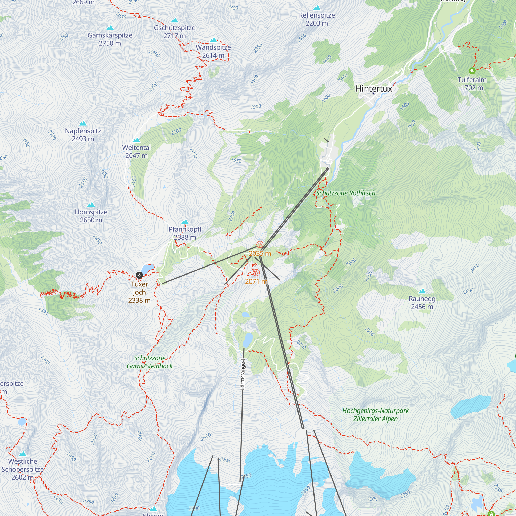 Schirmbar map