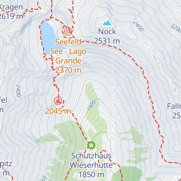 Map of Oberpranterhütte