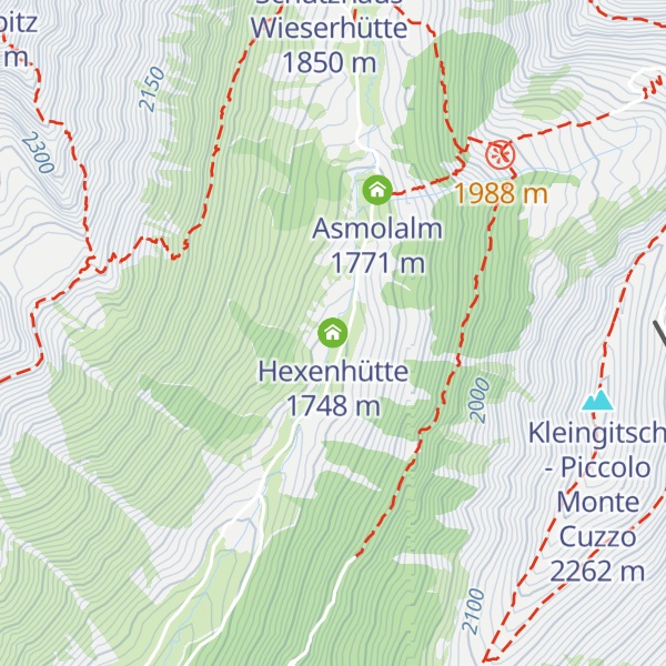 Map of Hexenhütte