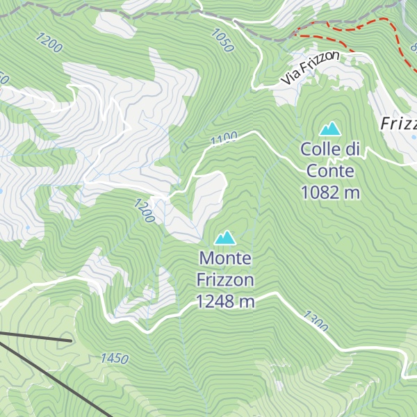Map of Malga Agostini