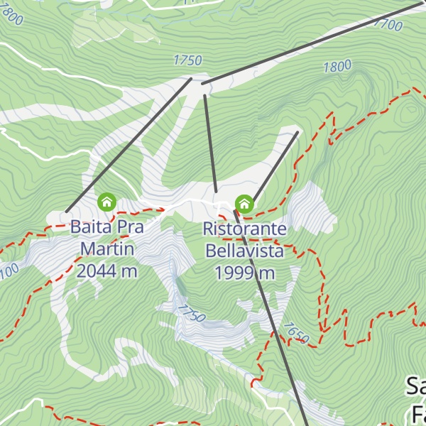 Map of Rifugio Baita Checco