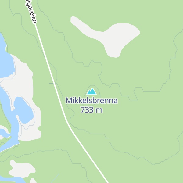 Map of Mikkelsbrenna