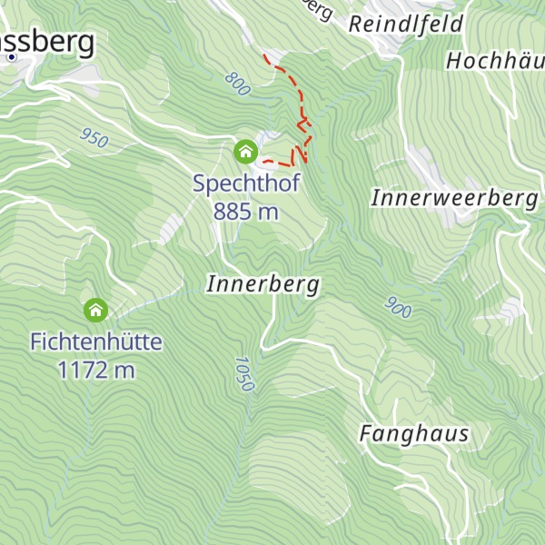 Map of Weirer Hütte