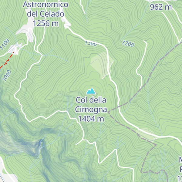Map of Col della Cimogna