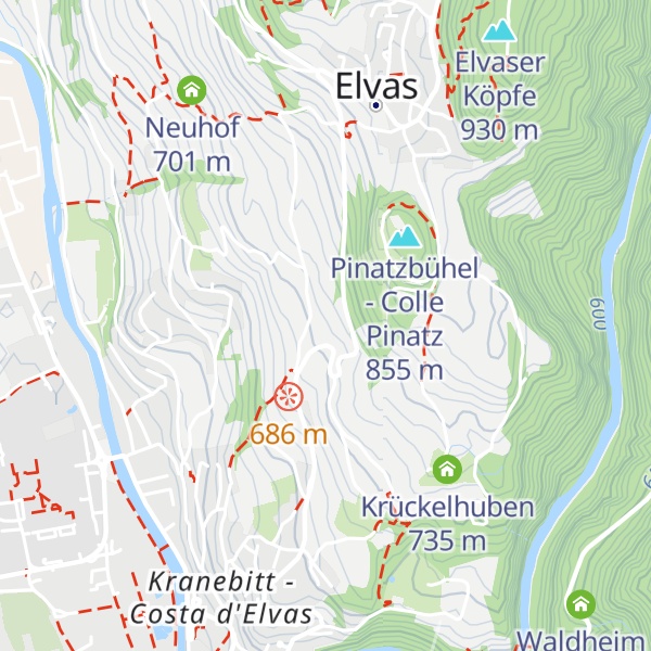 Map of Untertörggeler