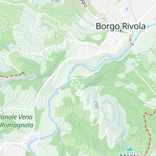 Map of Capanna degli speleo