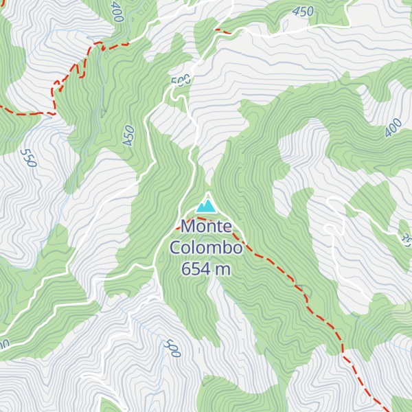 Map of Monte Colombo