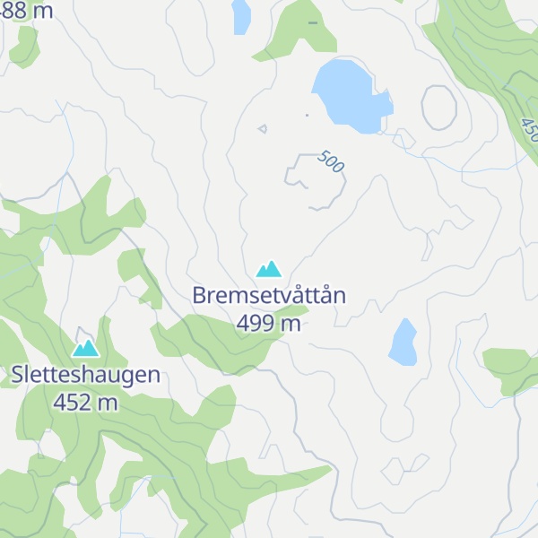 Map of Bremsetvåttån