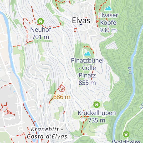 Map of Obertörggeler