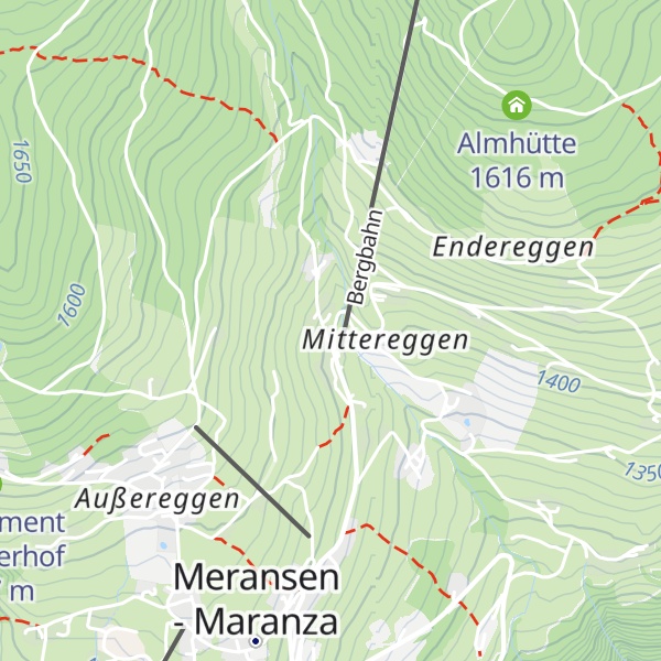 Map of S'Pfandl