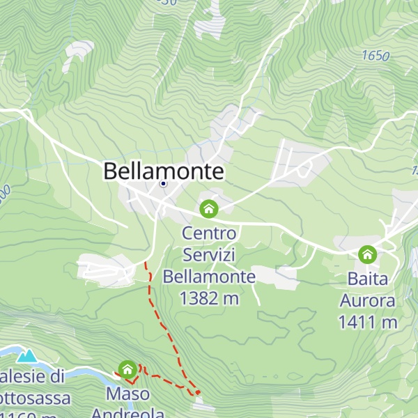 Map of Centro Servizi Bellamonte
