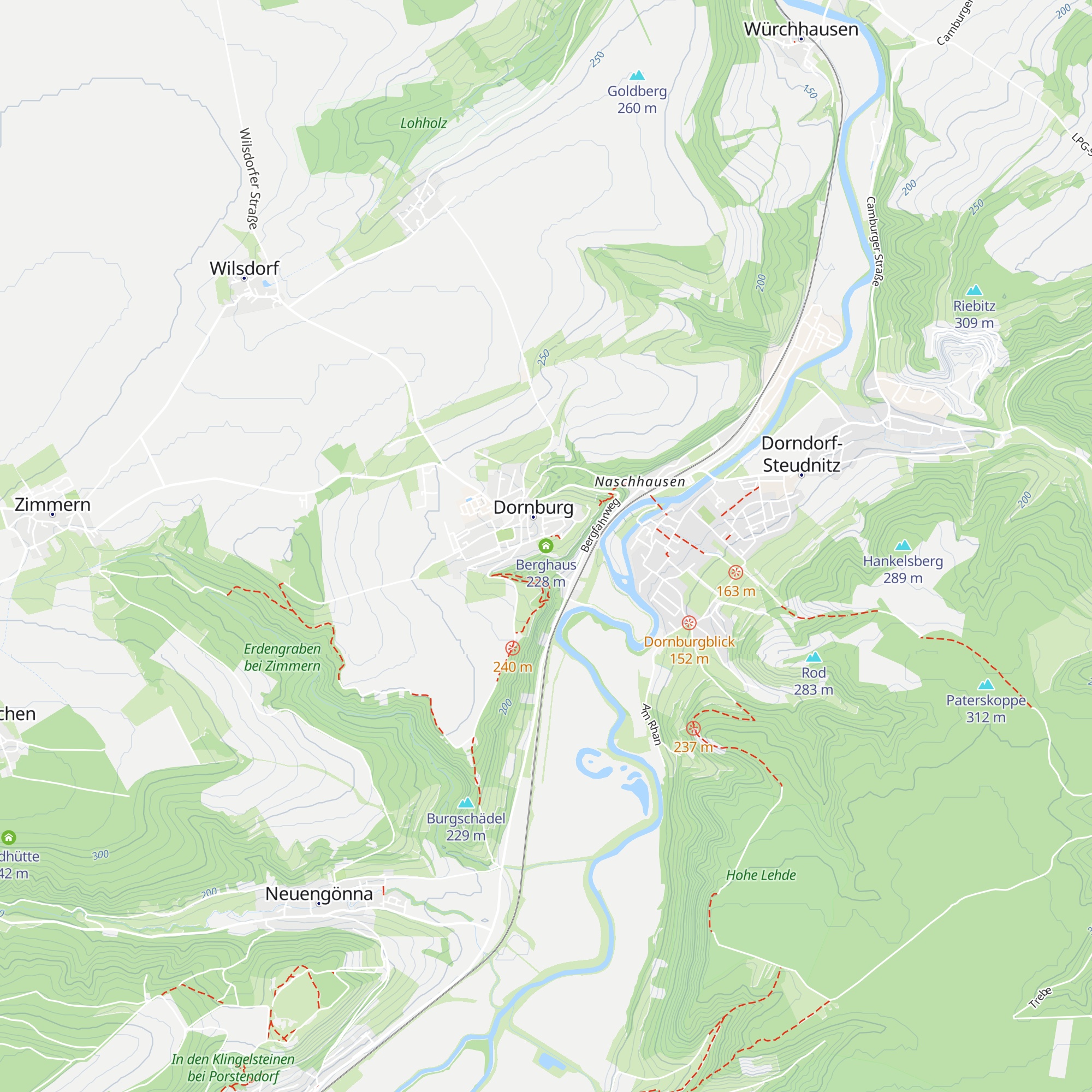 Berghaus map