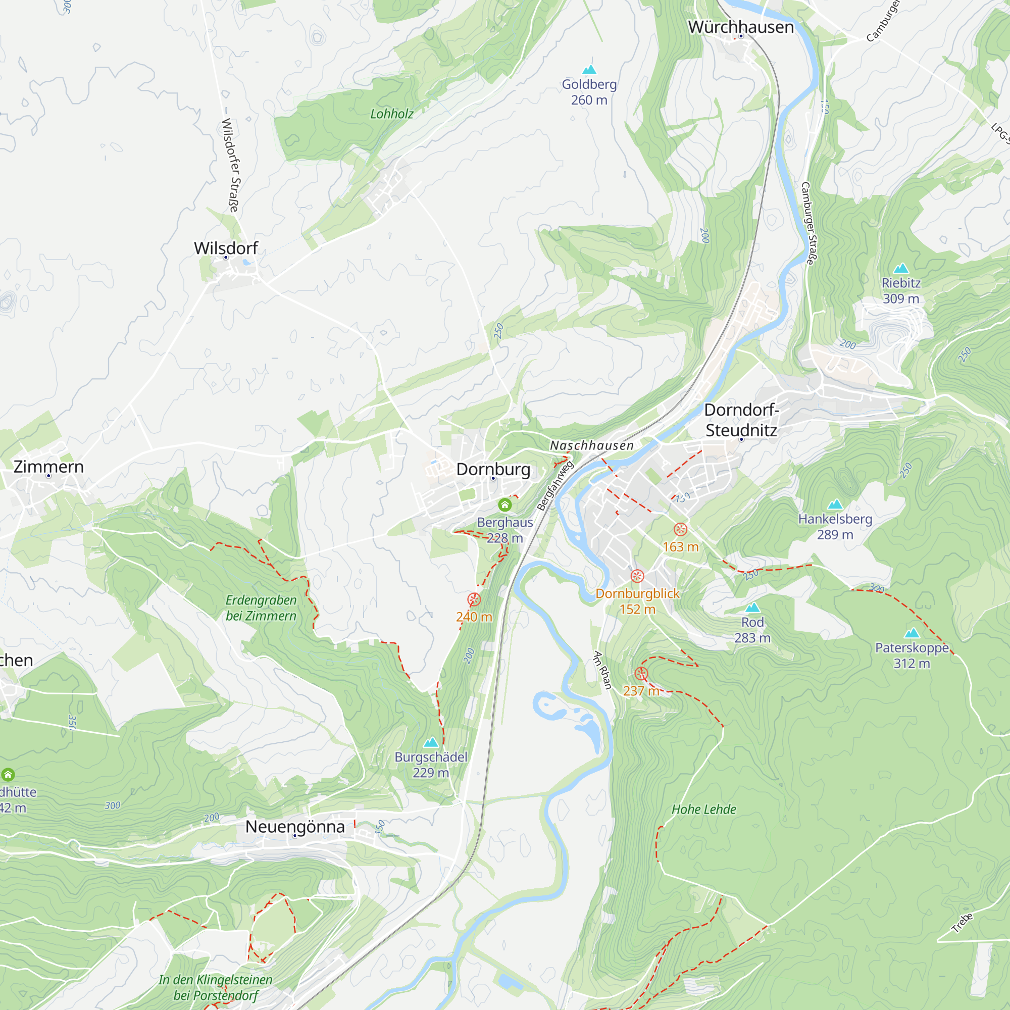 Berghaus map