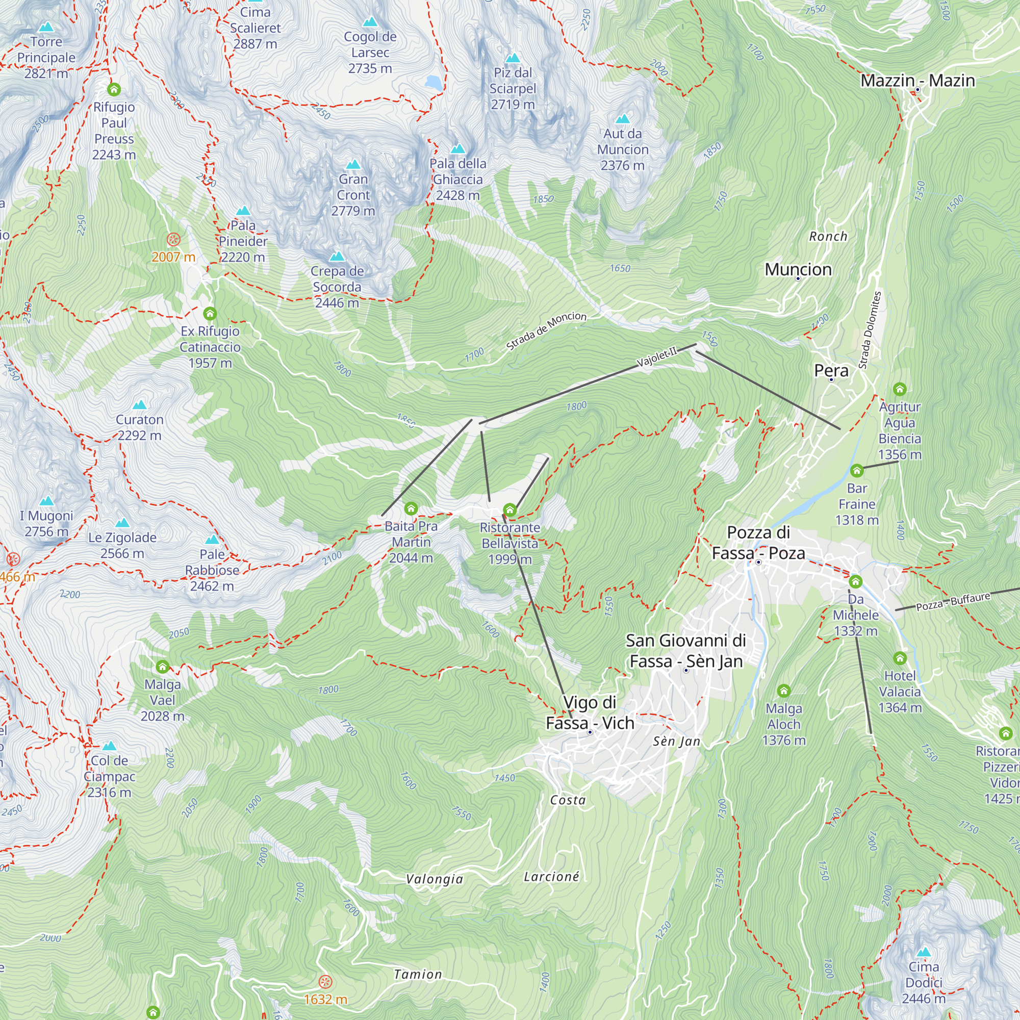 Ristorante Bellavista map