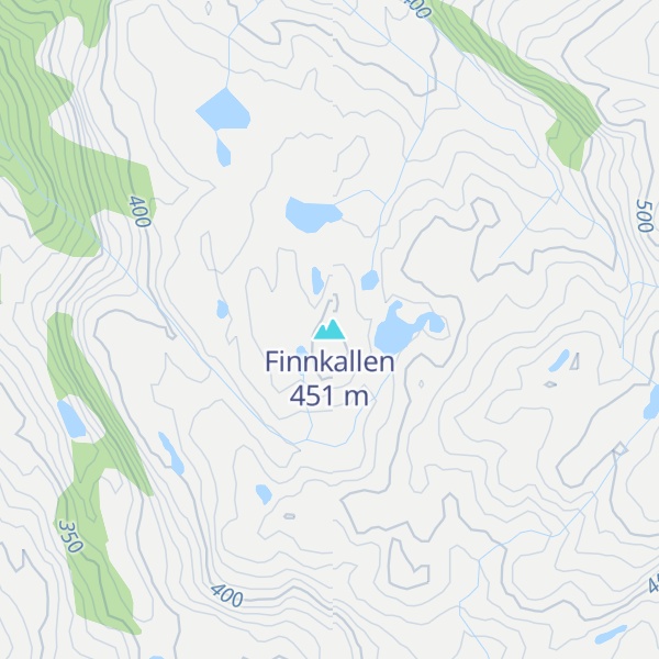 Map of Finnkallen