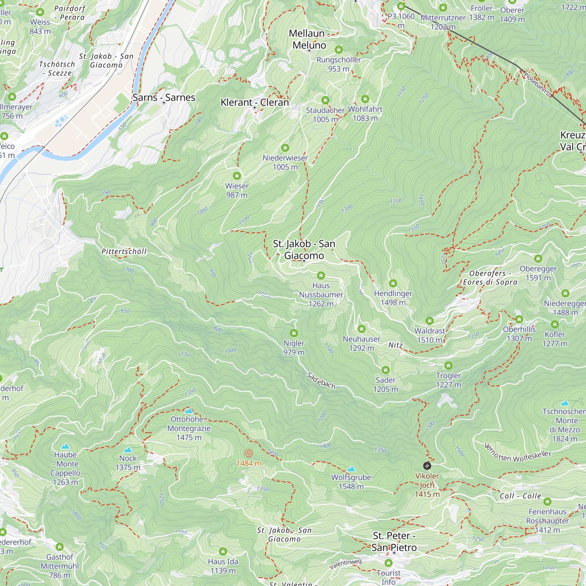 Unterleitner map