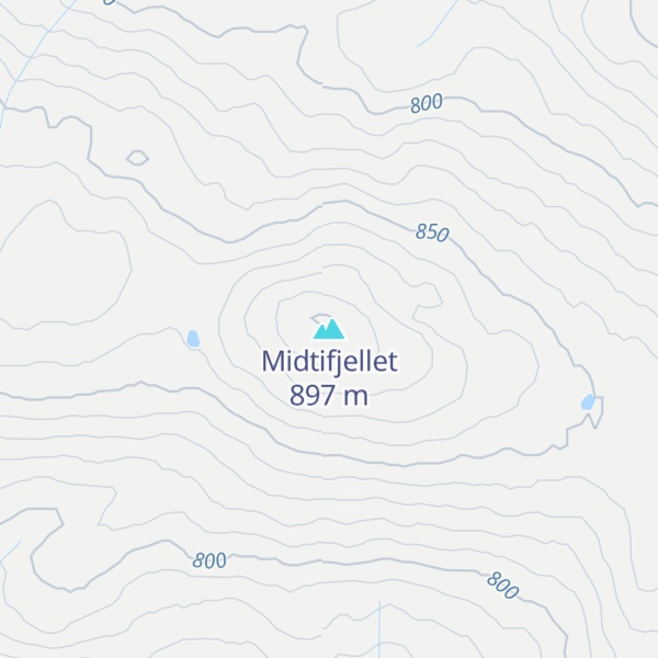 Map of Midtifjellet