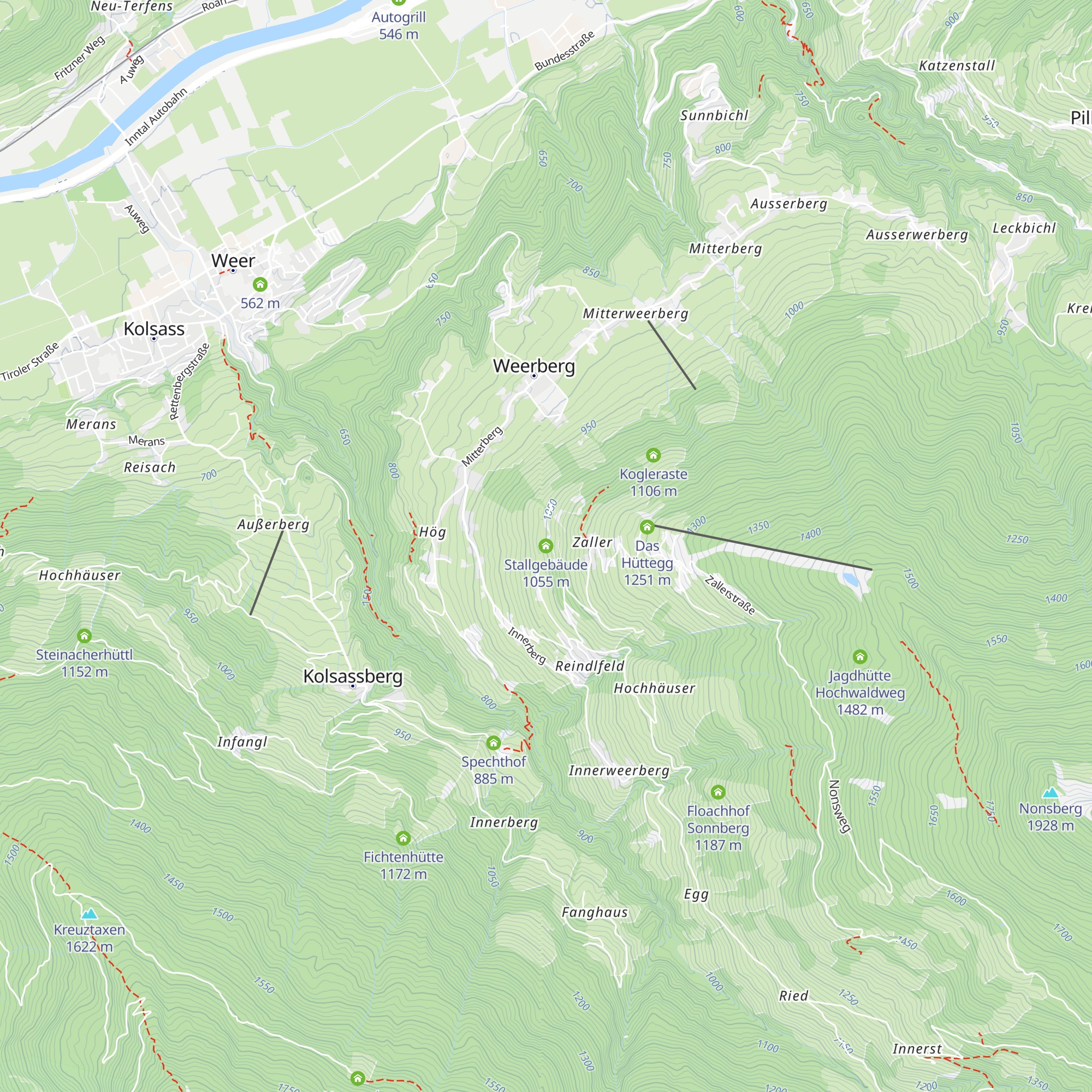 Stallgebäude map