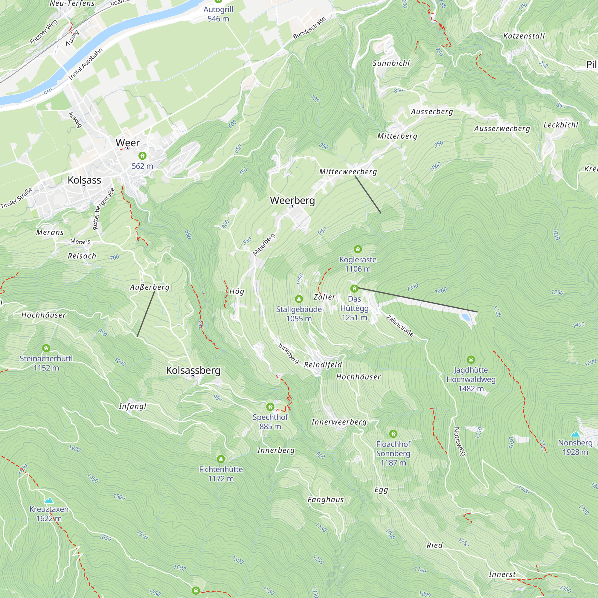 Stallgebäude map