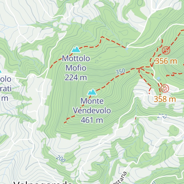 Map of Monte Vendevolo