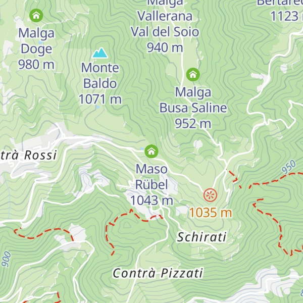 Map of Maso Rübel