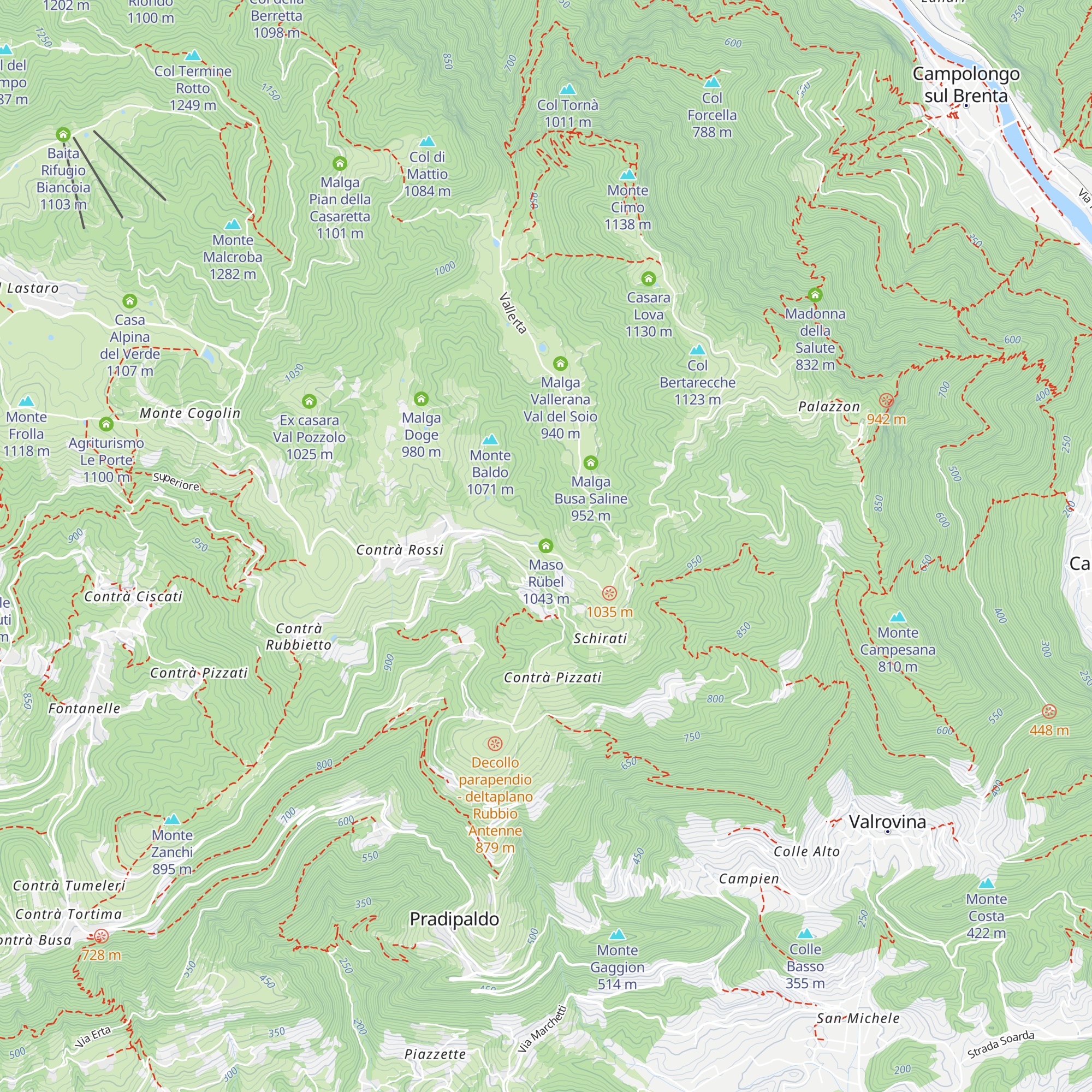Maso Rübel map