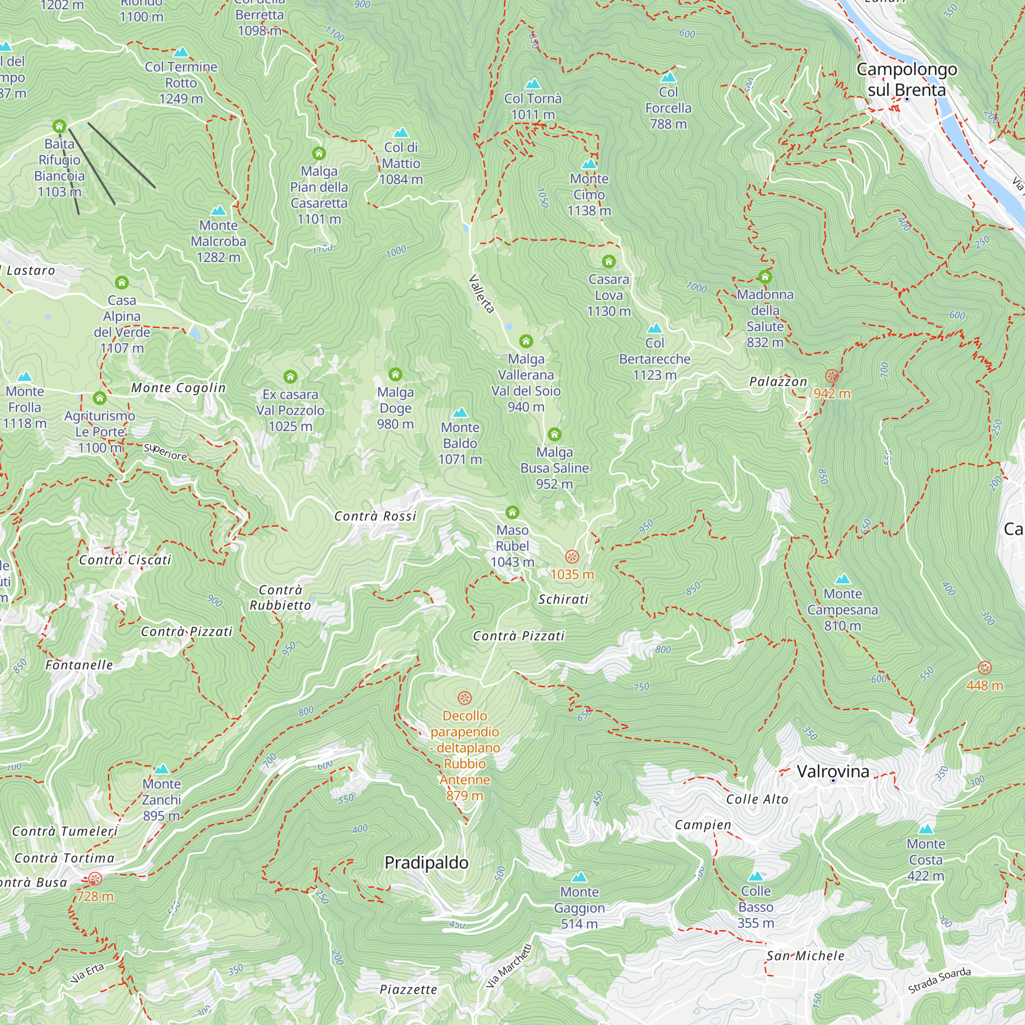 Maso Rübel map