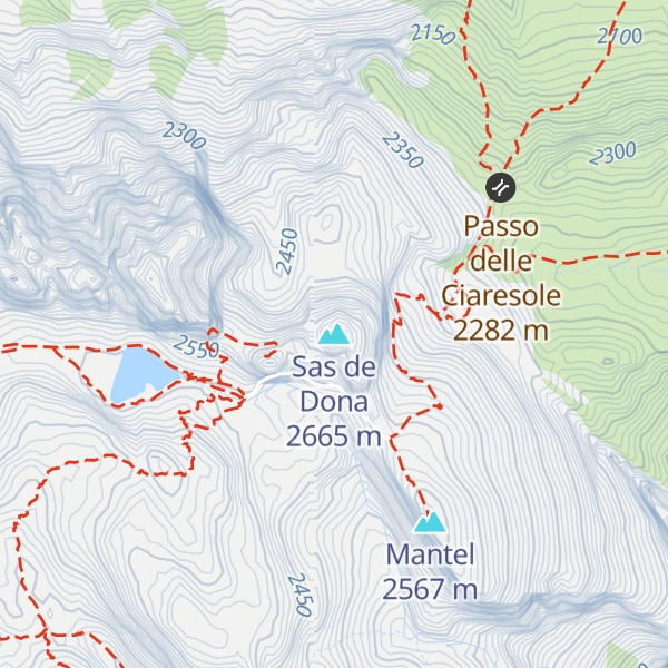 Map of Sas de Dona