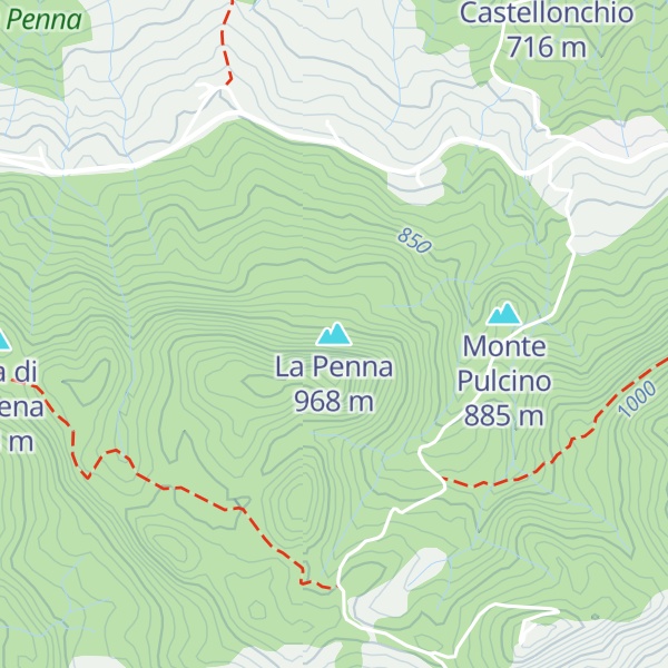 Map of La Penna