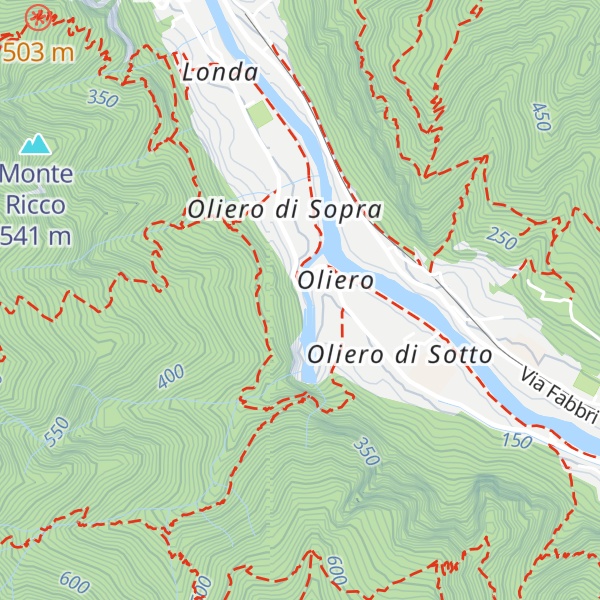 Map of Grotte di Oliero €12