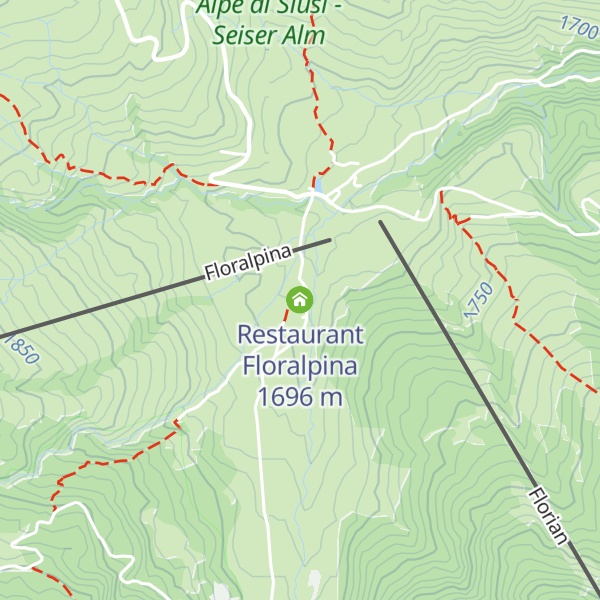 Map of Restaurant Floralpina