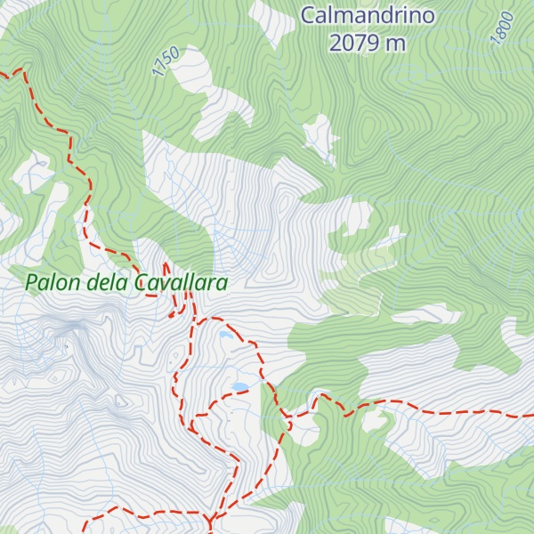 Map of Cima Spiaz