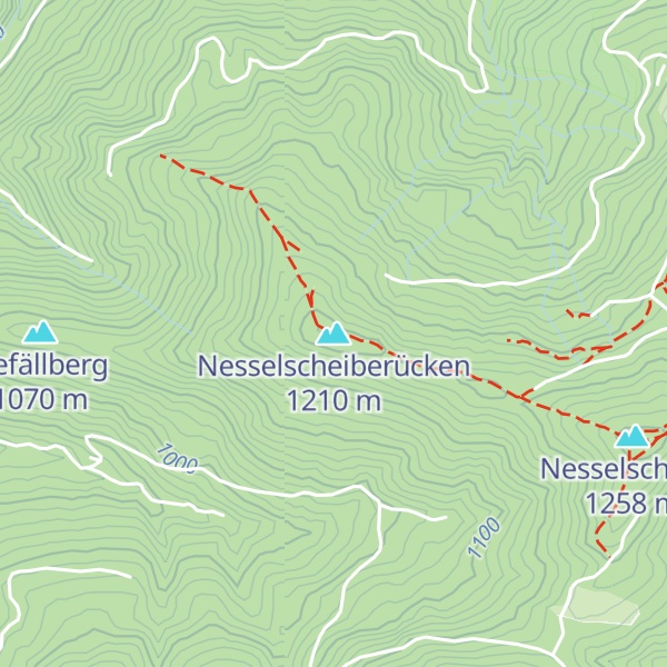 Map of Nesselscheiberücken