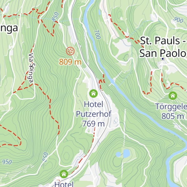 Map of Hotel Putzerhof