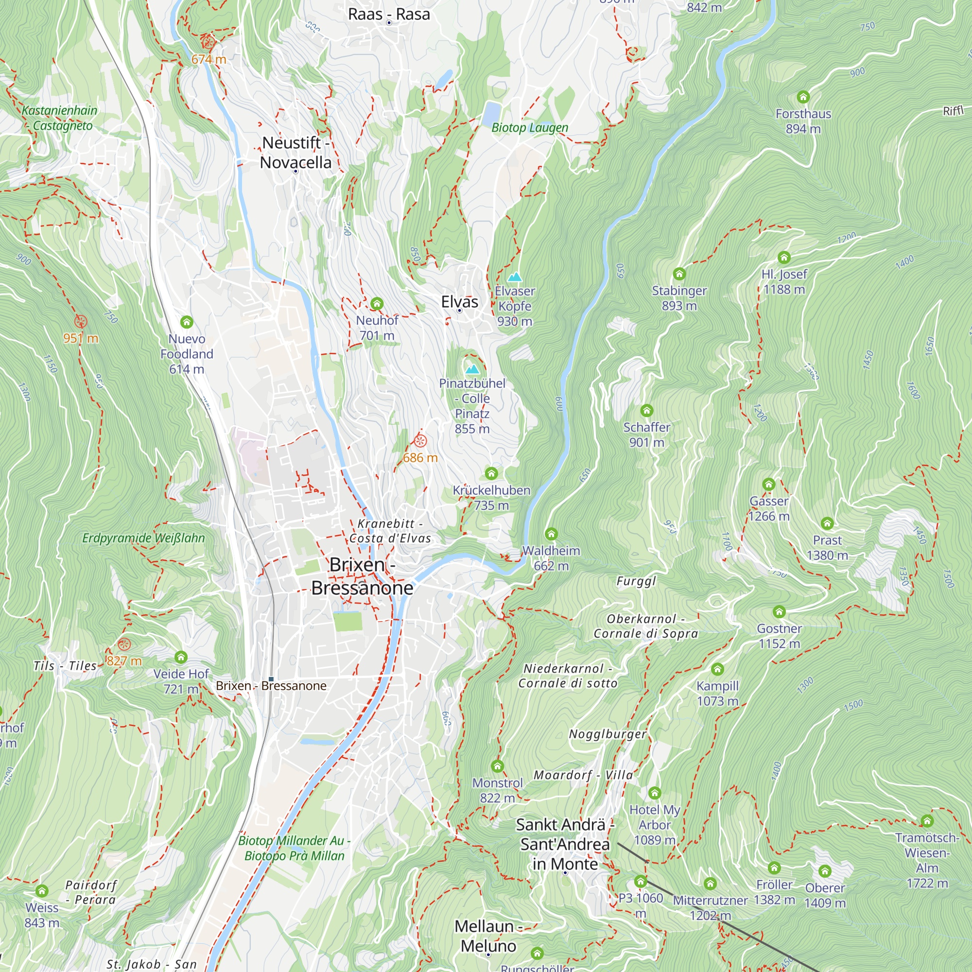 Guggerhof map