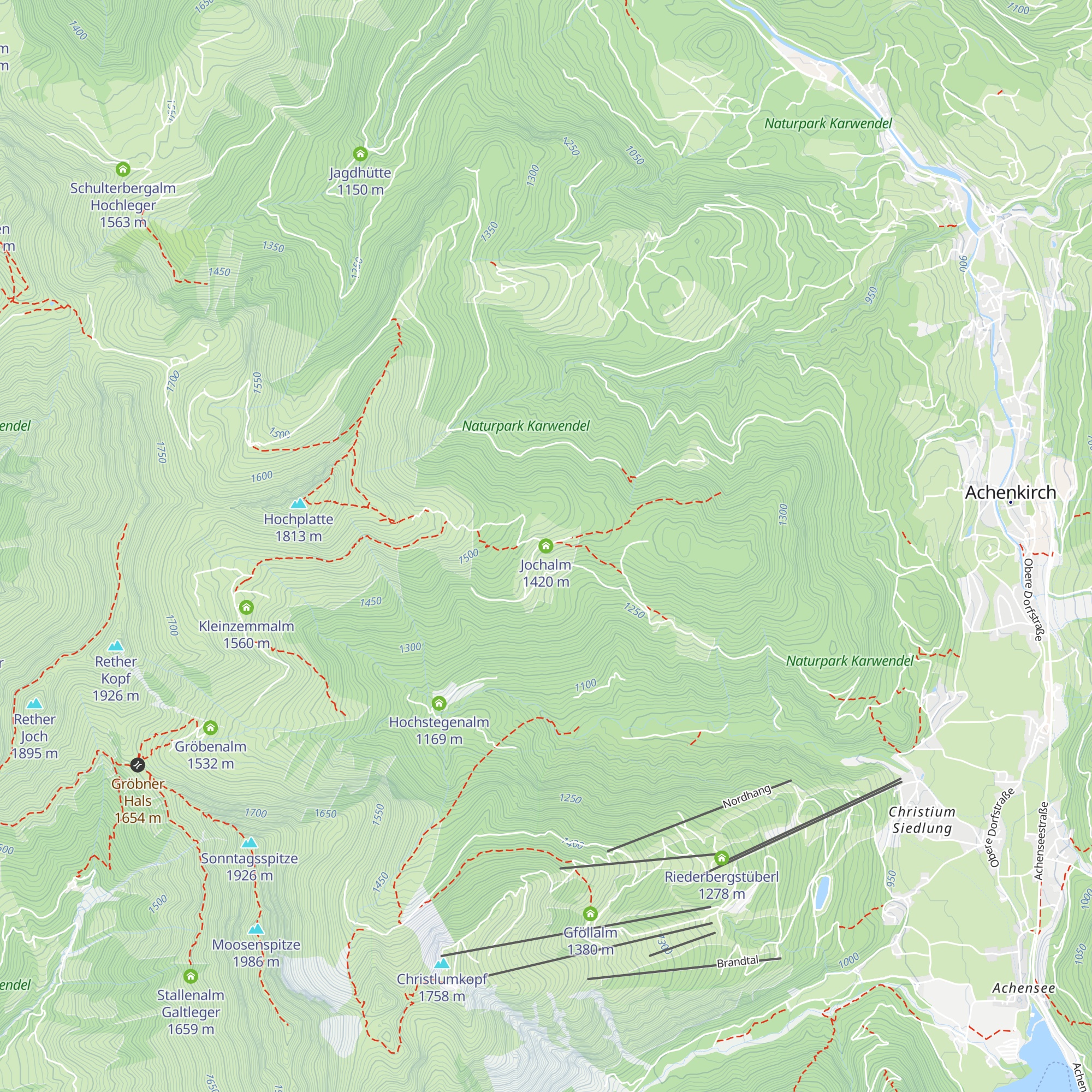 Jochalm map