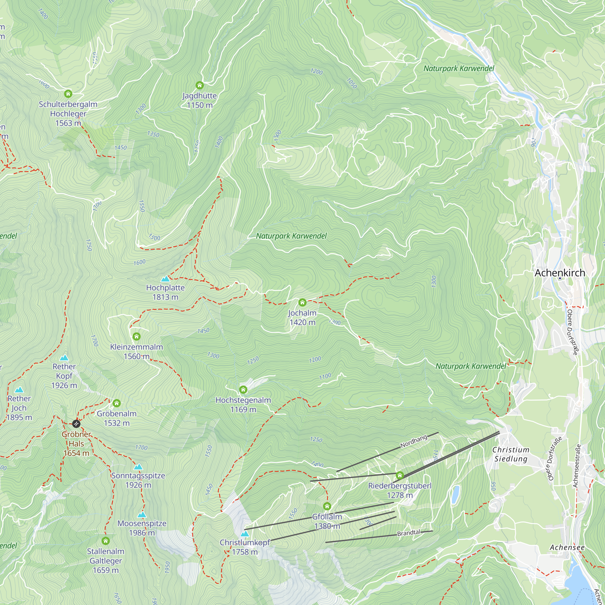 Jochalm map