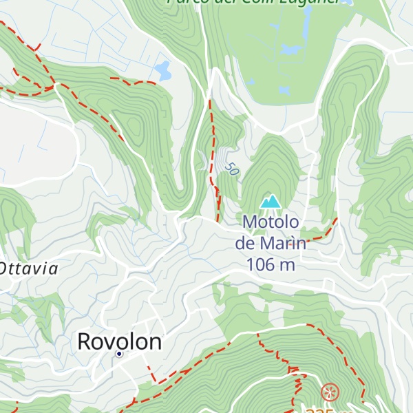 Map of Monte Spinazzola
