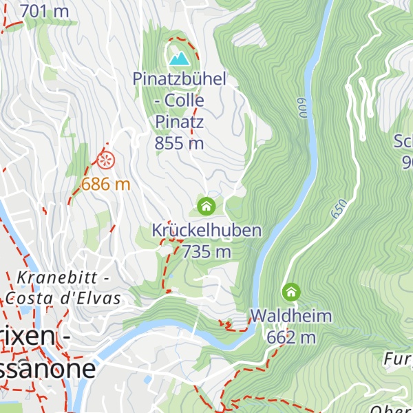 Map of Krückelhuben