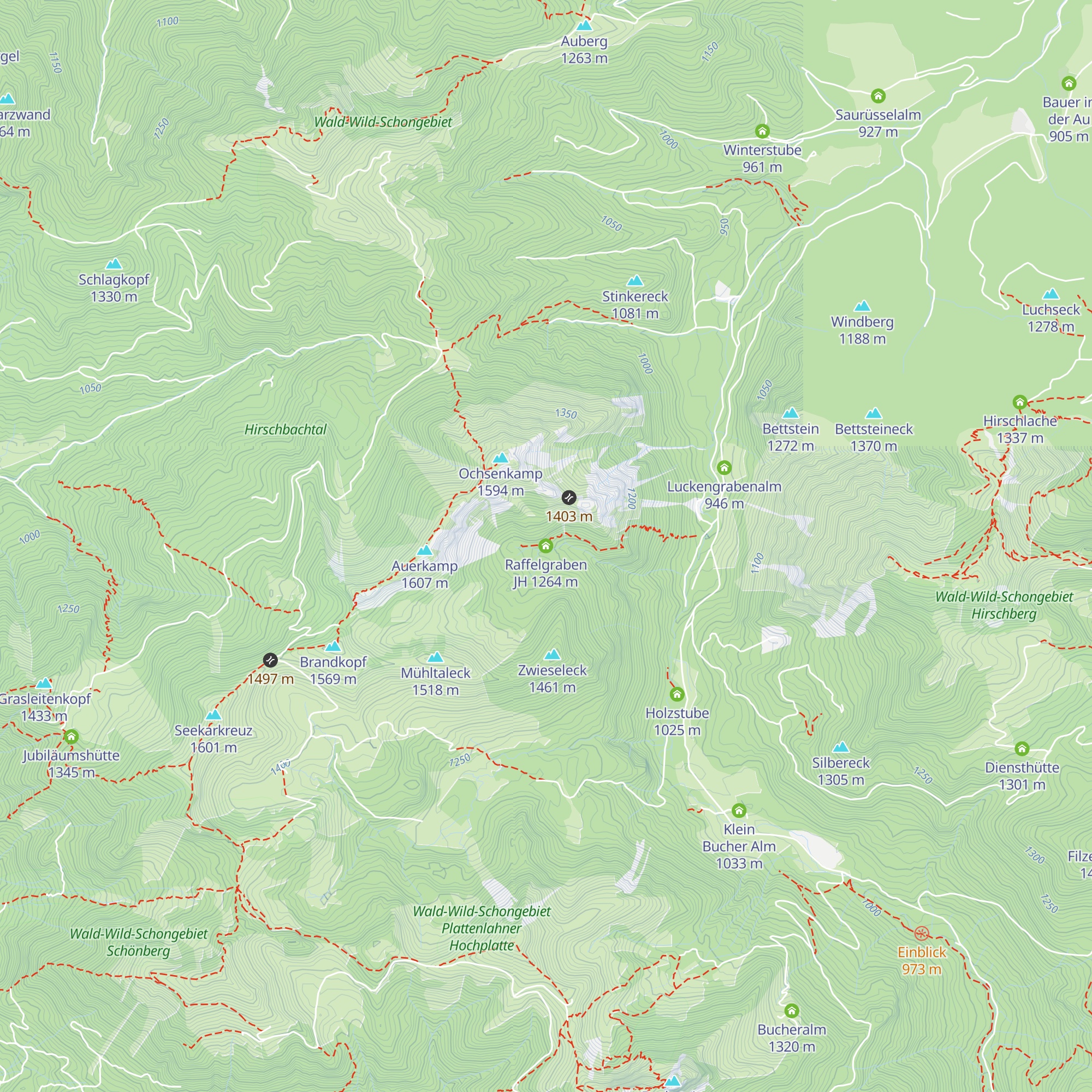 Raffelgraben JH map