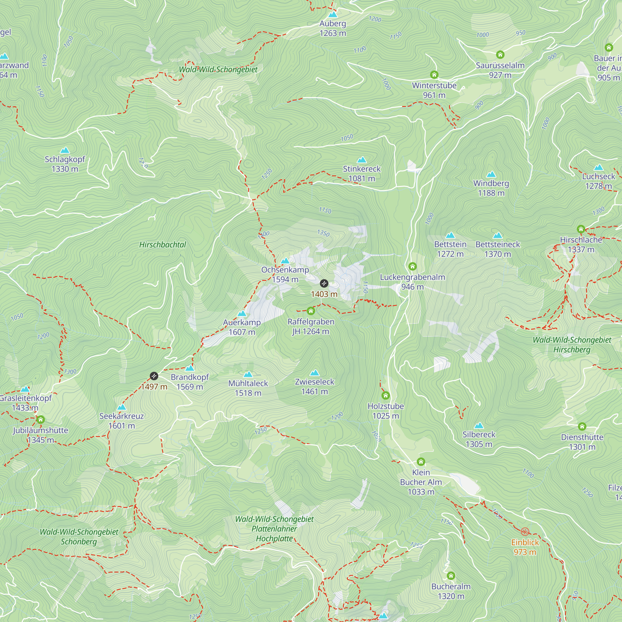Raffelgraben JH map