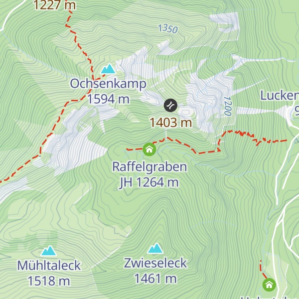 Map of Raffelgraben JH
