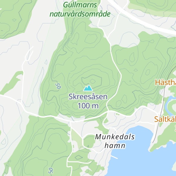 Map of Skreesåsen