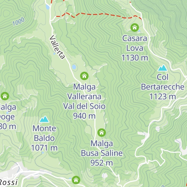Map of Malga Busa Fonda