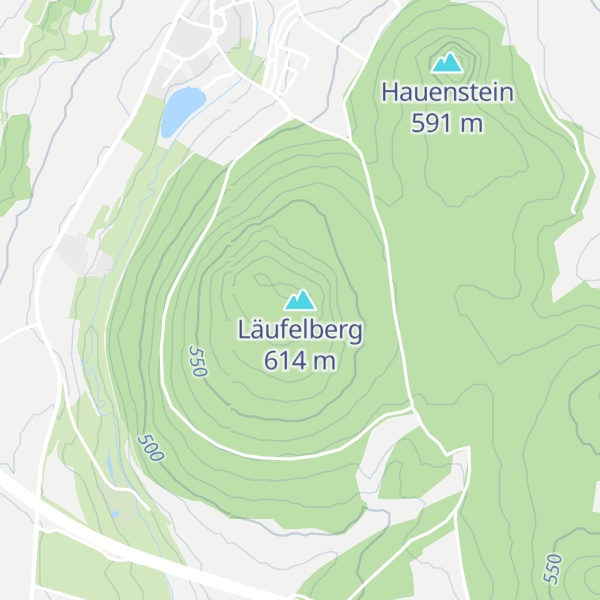 Map of Läufelberg