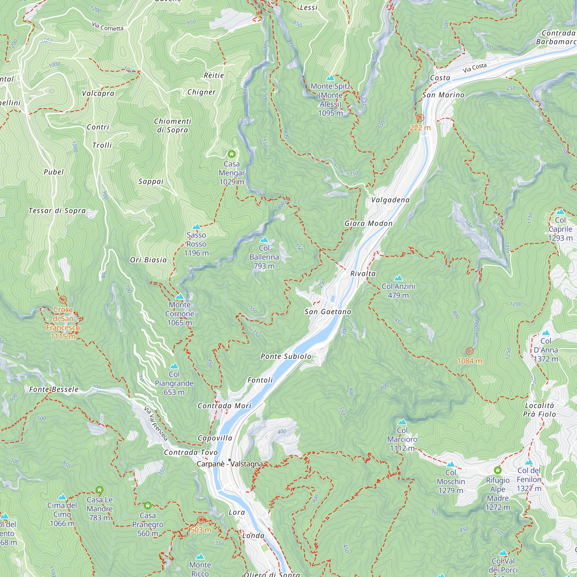 Casa Pasi map