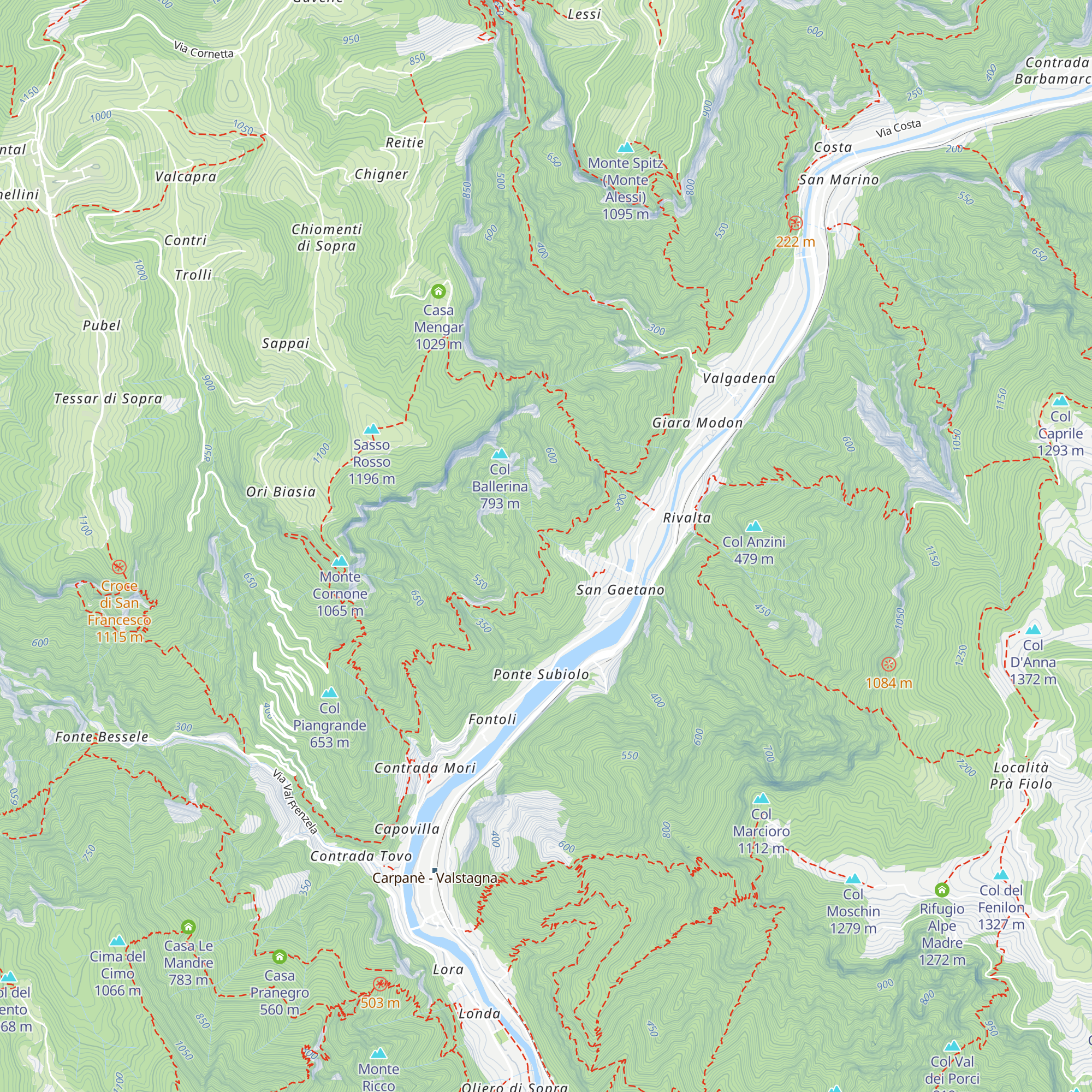 Casa Pasi map