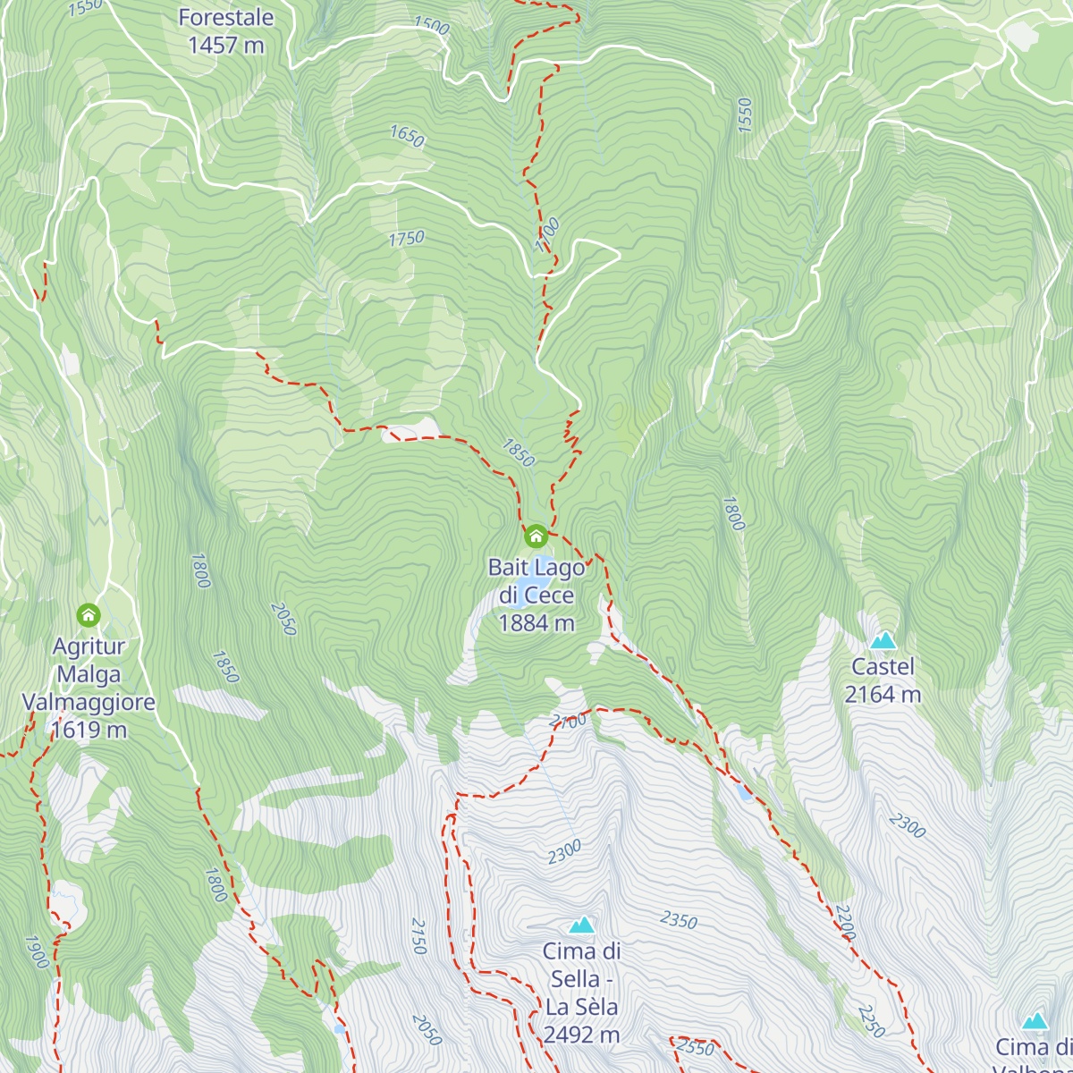Bait Lago di Cece map