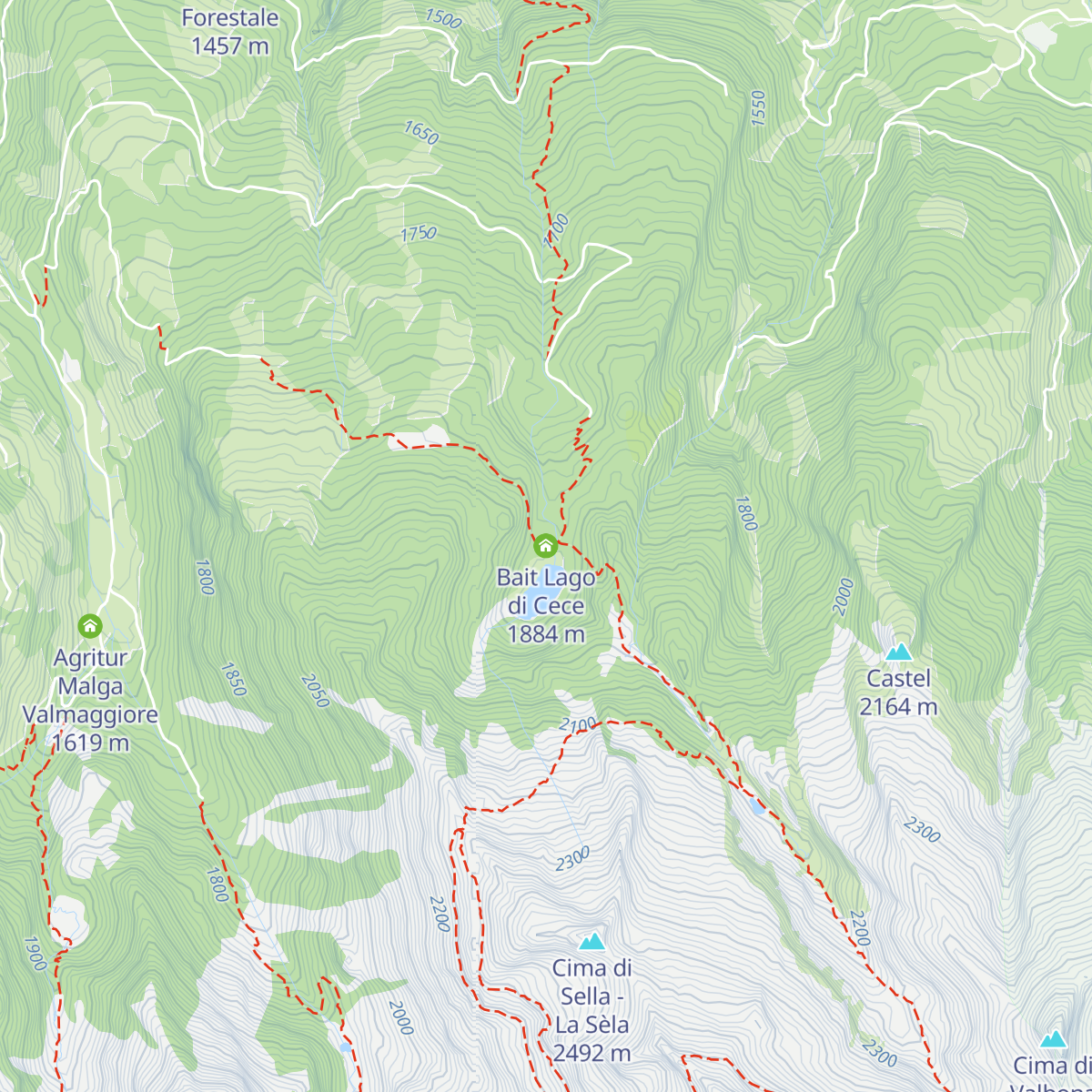 Bait Lago di Cece map